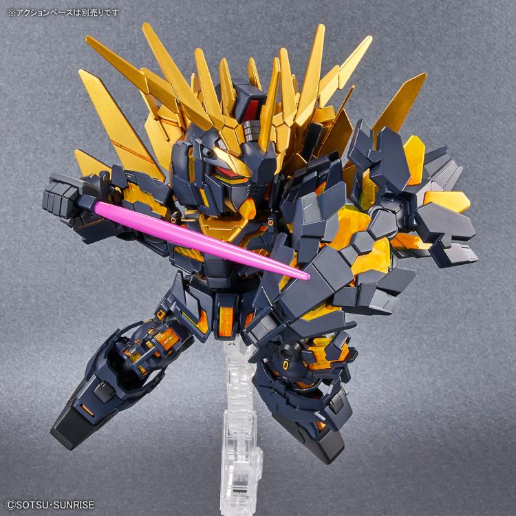 SD Gundam Cross Silhouette #019 Unicorn Gundam Unit 2 Banshee (Destroy Mode) & Banshee Norn Parts Set - Image 5