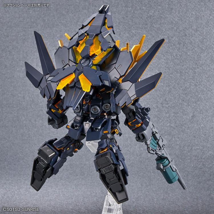 SD Gundam Cross Silhouette #019 Unicorn Gundam Unit 2 Banshee (Destroy Mode) & Banshee Norn Parts Set - Image 6