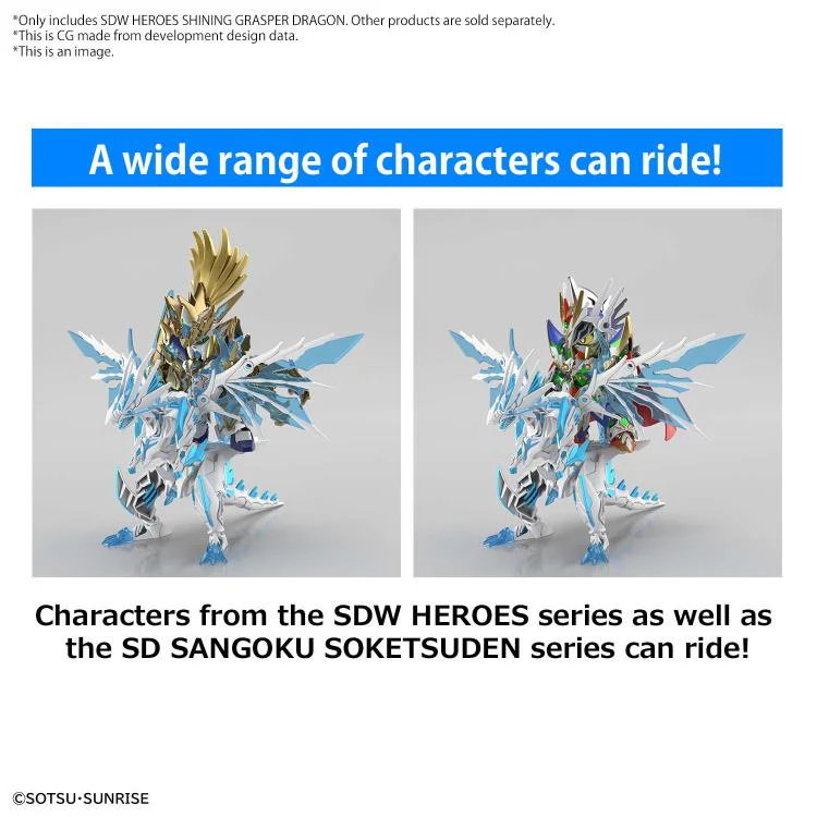 SD Gundam World Heroes 26 Shining Grasper Dragon - Image 6
