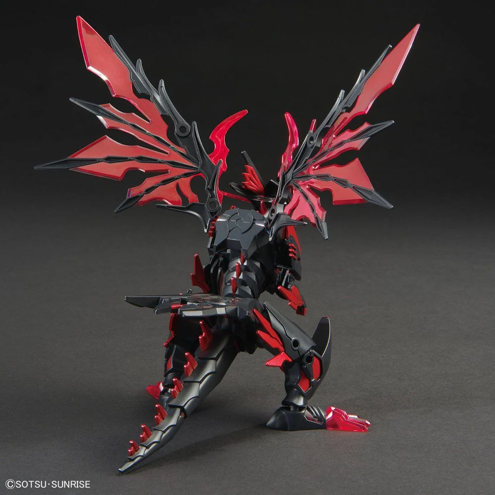 SD Gundam World Heroes 28 Dark Grasper Dragon Model Kit - Image 3