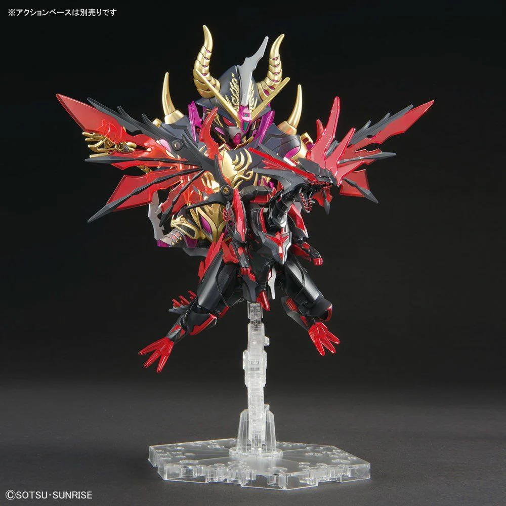 SD Gundam World Heroes 28 Dark Grasper Dragon Model Kit - Image 5