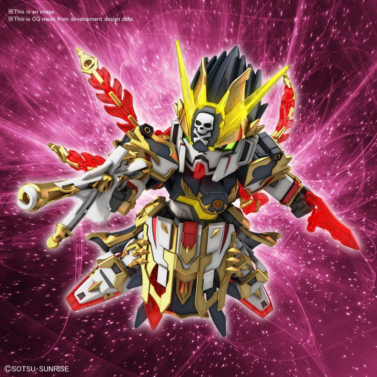 SD Sangoku Soketsuden 30 Gan Ning Crossbone Gundam - Image 2
