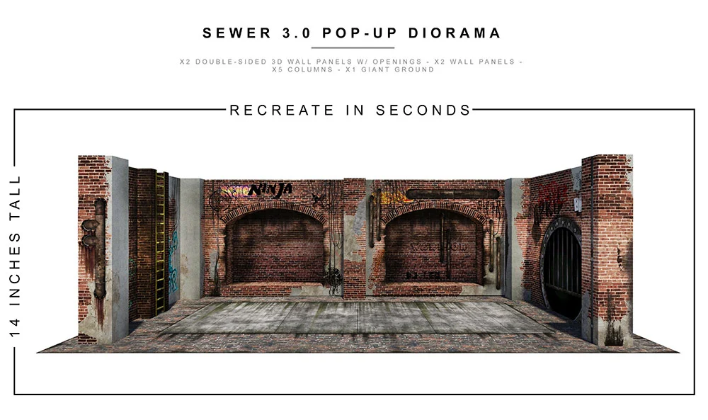 Sewer (3.0) 1/12 Scale Pop-Up Diorama - Image 5