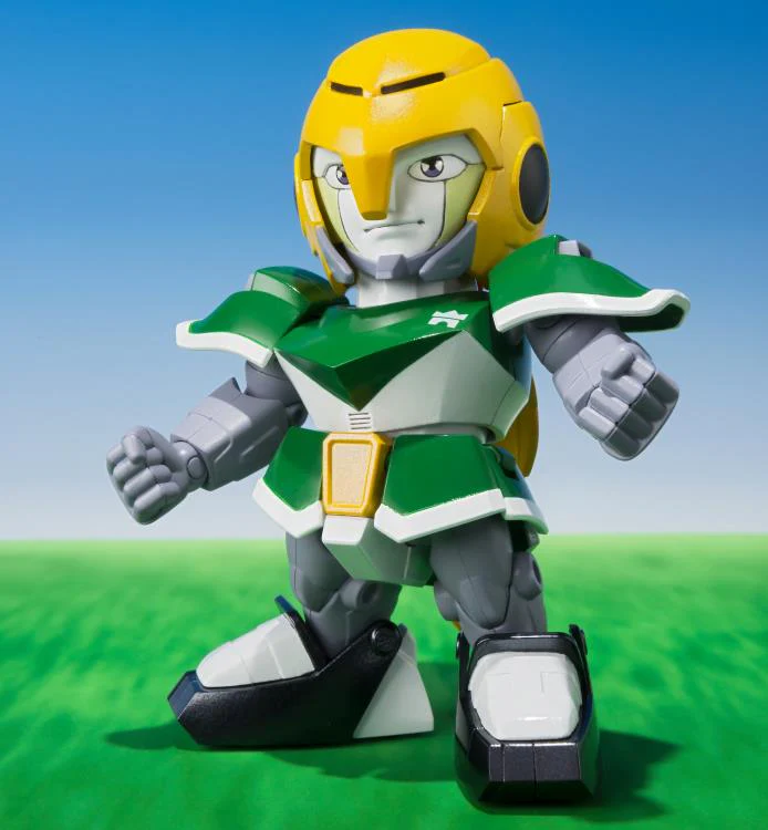 SOC Shippu! Iron Leaguer Chogokin Iron Leaguer Mach Windy & Gold Foot Two-Pack - Image 6