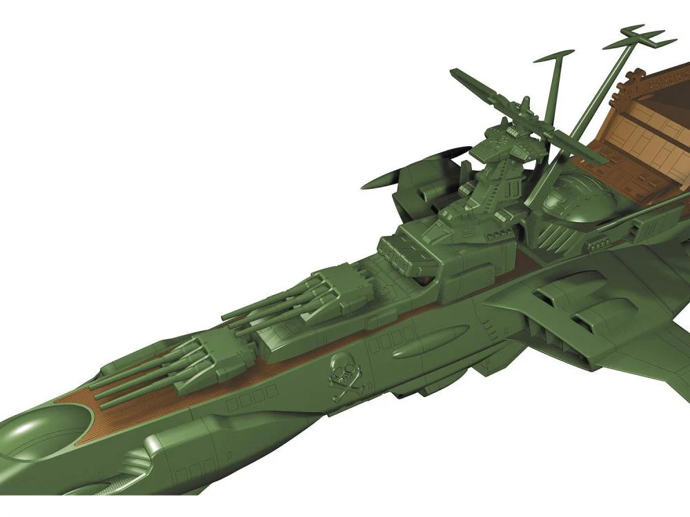 Space Pirate Captain Harlock: Battleship Arcadia 1/2500 Scale Model Kit - Image 4