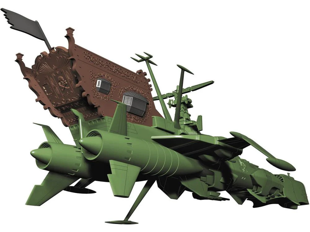 Space Pirate Captain Harlock: Battleship Arcadia 1/2500 Scale Model Kit - Image 6