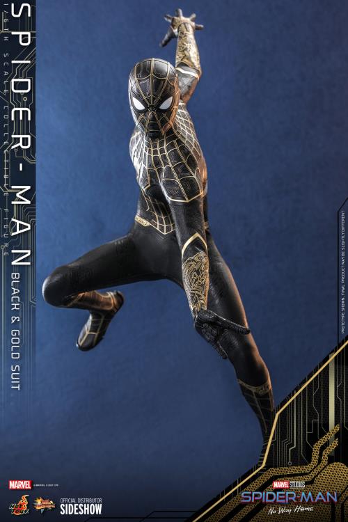 Spider-Man No Way Home -  Spider-Man (Black & Gold Suit) MMS604 - Image 2