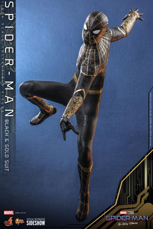 Spider-Man No Way Home -  Spider-Man (Black & Gold Suit) MMS604 - Image 4