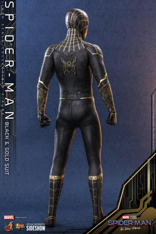 Spider-Man No Way Home -  Spider-Man (Black & Gold Suit) MMS604 - Image 7
