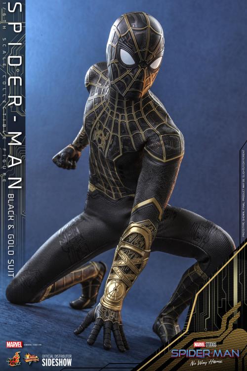 Spider-Man No Way Home -  Spider-Man (Black & Gold Suit) MMS604 - Image 9
