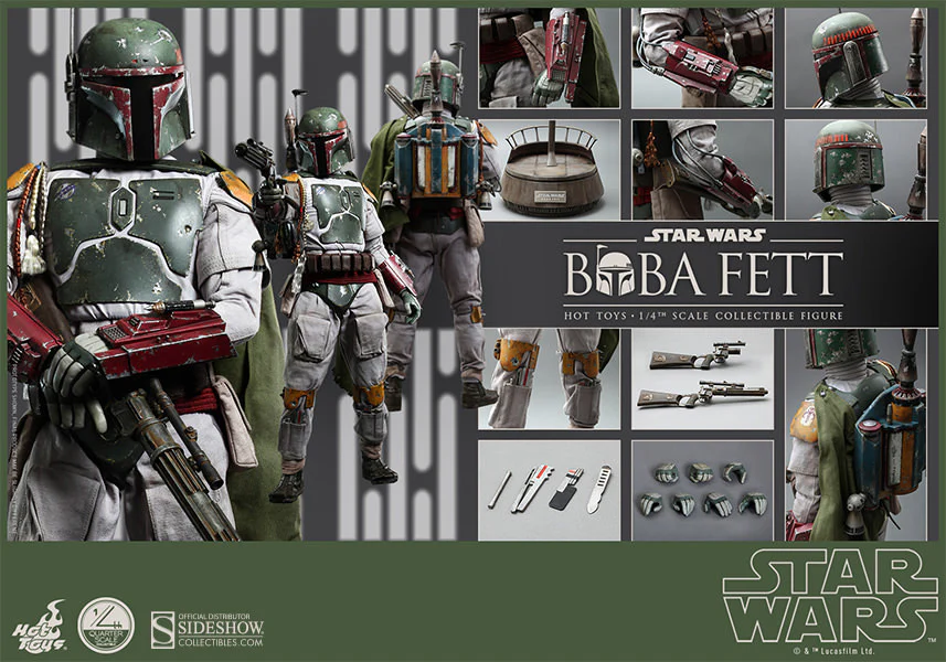 Star Wars Episode VI: Boba Fett 1/4 Scale Figure QS003 - Image 10