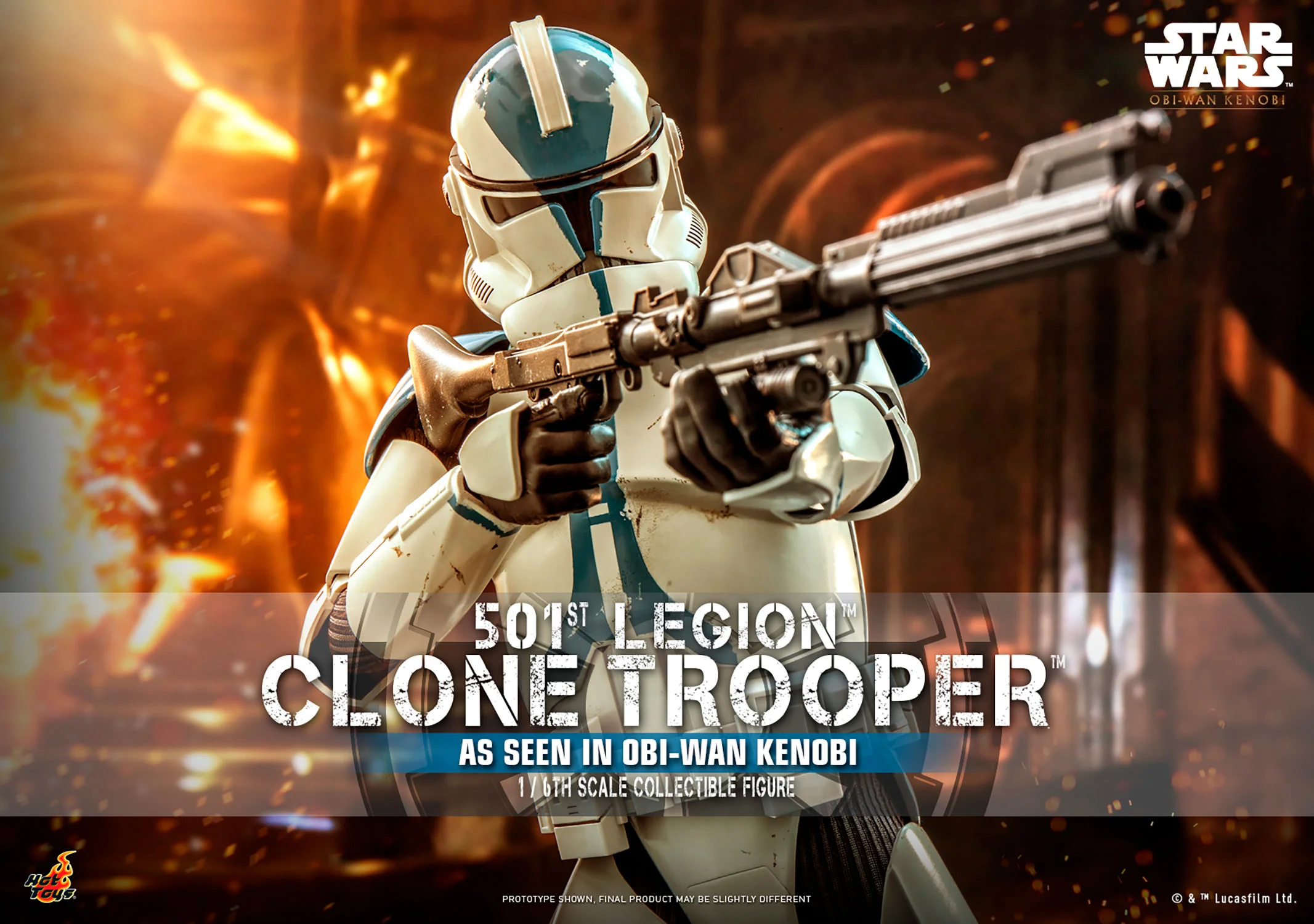 Star Wars Obi-Wan Kenobi: 501st Legion Clone Trooper TMS092 - Image 3