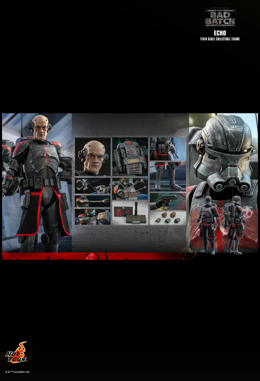 Star Wars The Bad Batch: Echo 1/6 Figure TMS042 - Image 12