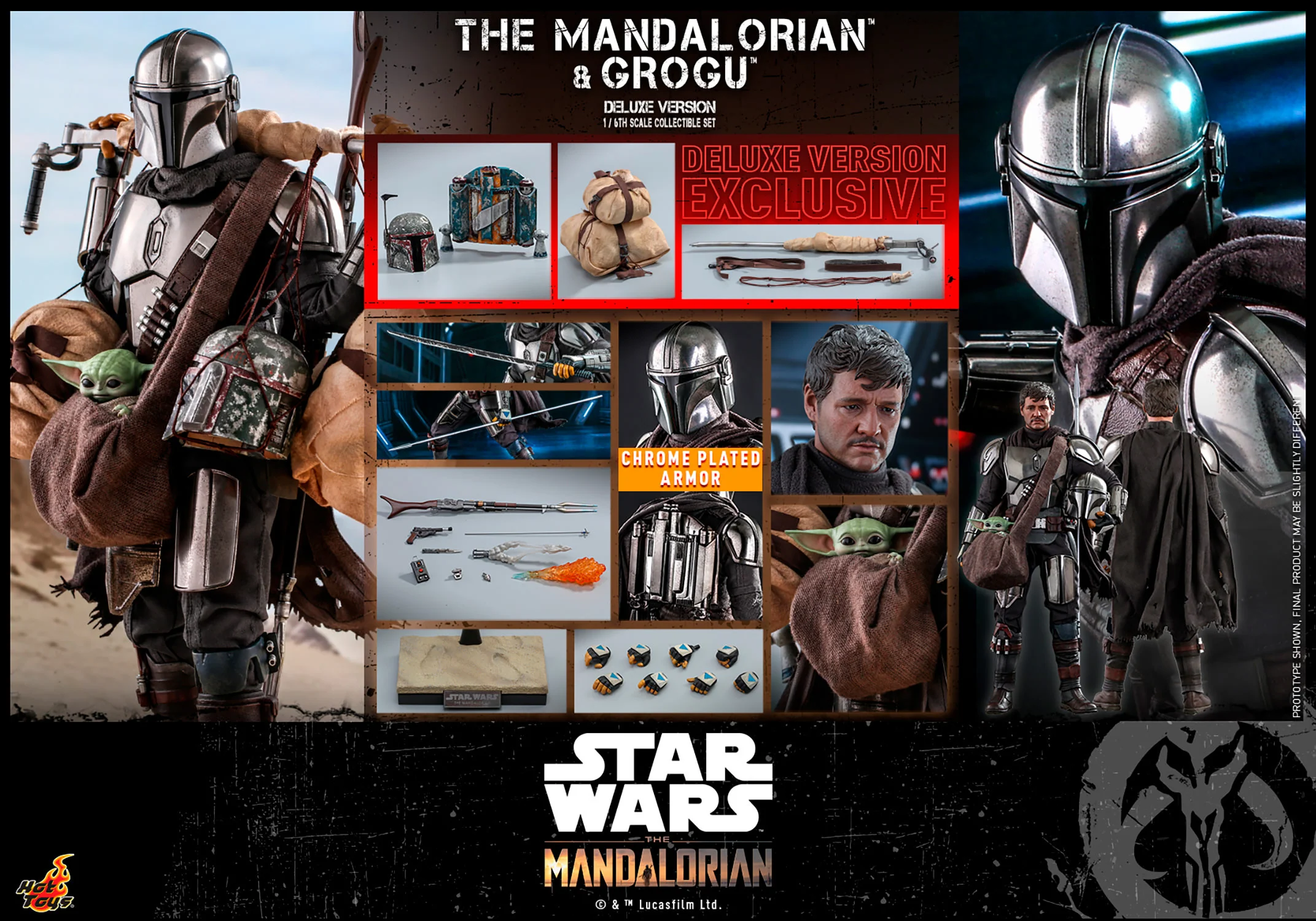 Star Wars The Mandalorian: The Mandalorian and Grogu (Deluxe) TMS052 - Image 11