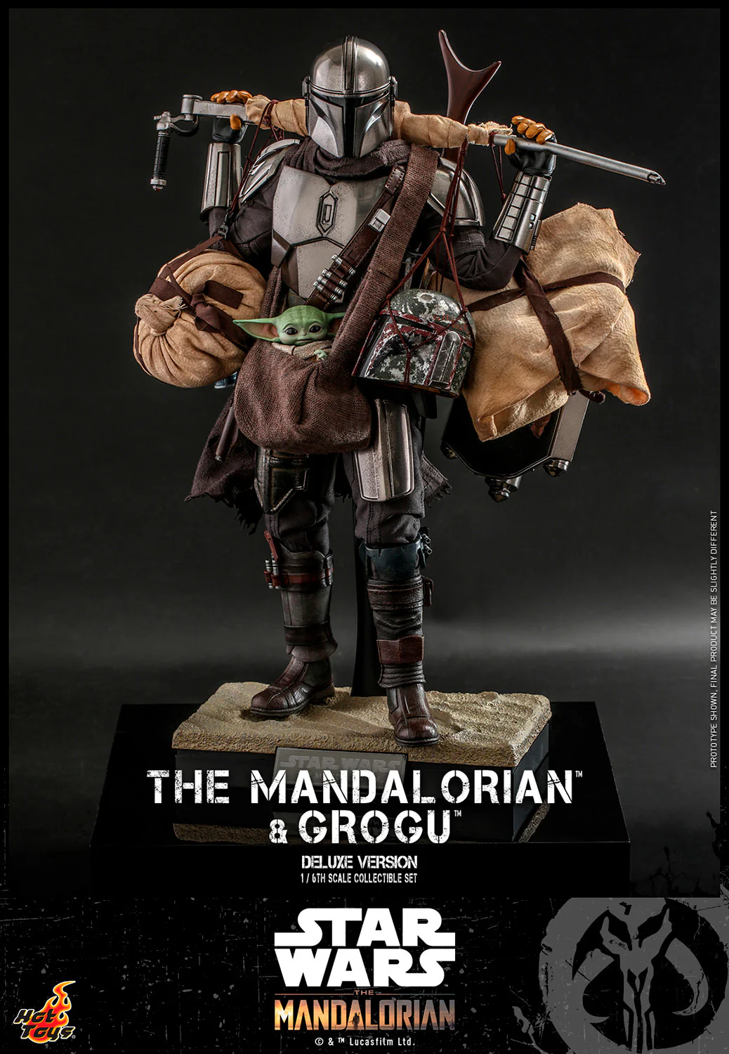 Star Wars The Mandalorian: The Mandalorian and Grogu (Deluxe) TMS052 - Image 2