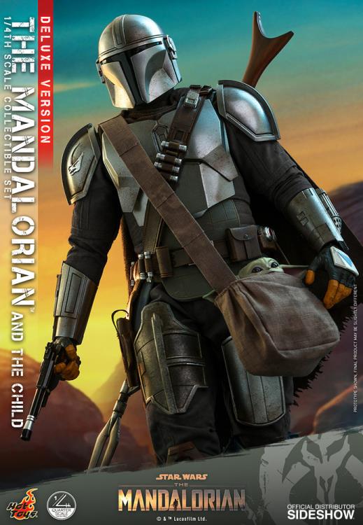 Star Wars The Mandalorian: The Mandalorian and The Child Deluxe 1/4 Scale Figure QS017 - Image 10