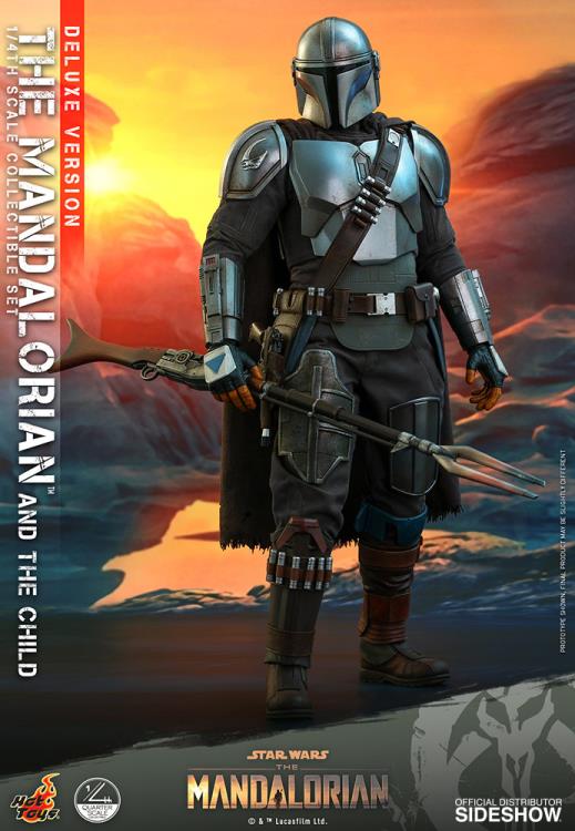 Star Wars The Mandalorian: The Mandalorian and The Child Deluxe 1/4 Scale Figure QS017 - Image 12