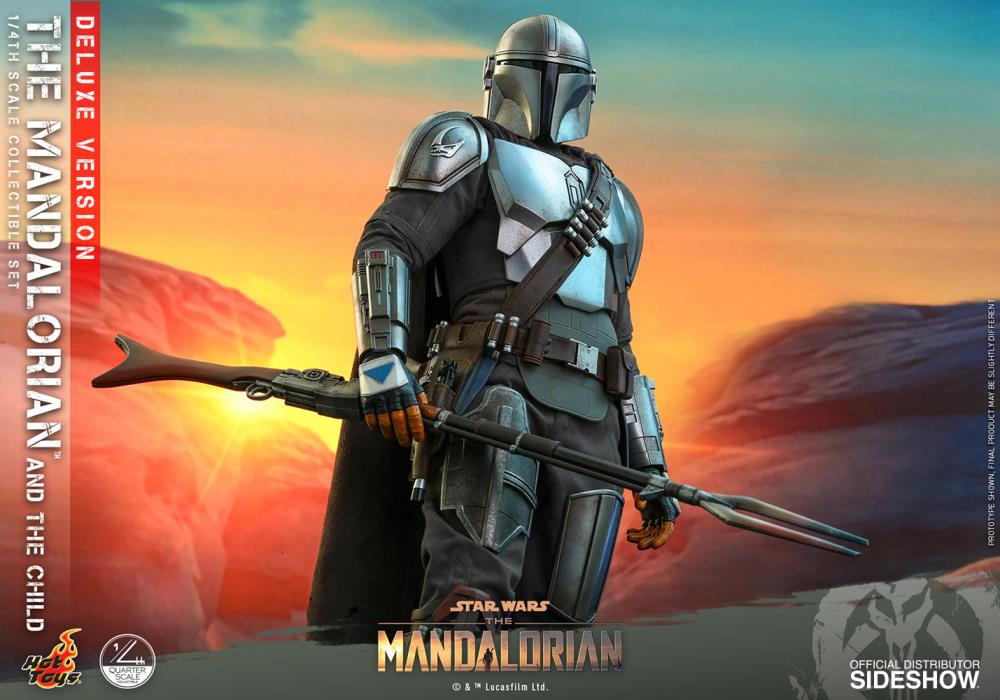Star Wars The Mandalorian: The Mandalorian and The Child Deluxe 1/4 Scale Figure QS017 - Image 13