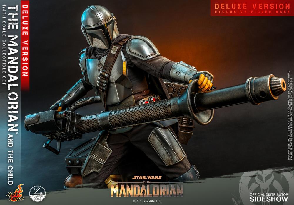 Star Wars The Mandalorian: The Mandalorian and The Child Deluxe 1/4 Scale Figure QS017 - Image 15