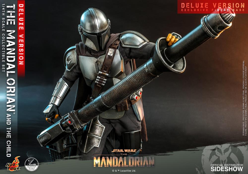 Star Wars The Mandalorian: The Mandalorian and The Child Deluxe 1/4 Scale Figure QS017 - Image 16