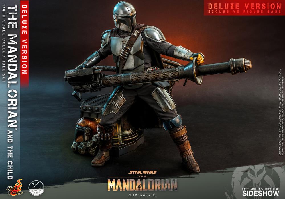 Star Wars The Mandalorian: The Mandalorian and The Child Deluxe 1/4 Scale Figure QS017 - Image 17