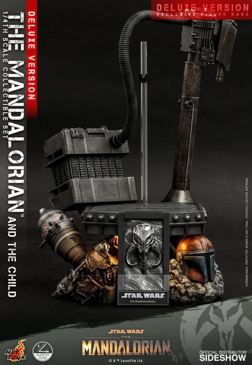 Star Wars The Mandalorian: The Mandalorian and The Child Deluxe 1/4 Scale Figure QS017 - Image 19