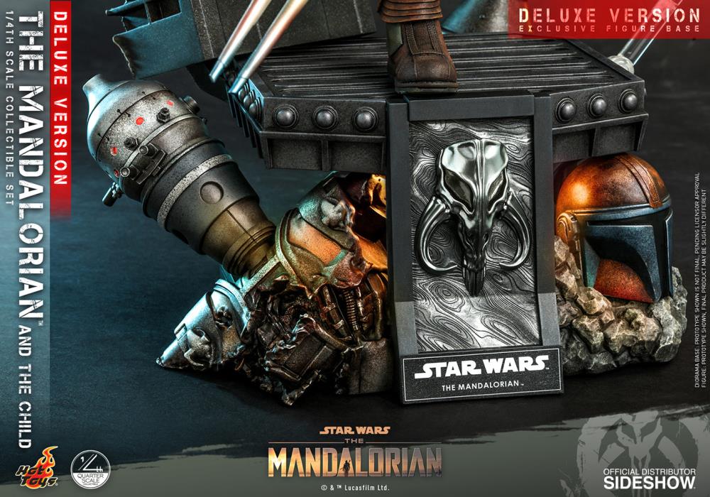 Star Wars The Mandalorian: The Mandalorian and The Child Deluxe 1/4 Scale Figure QS017 - Image 20