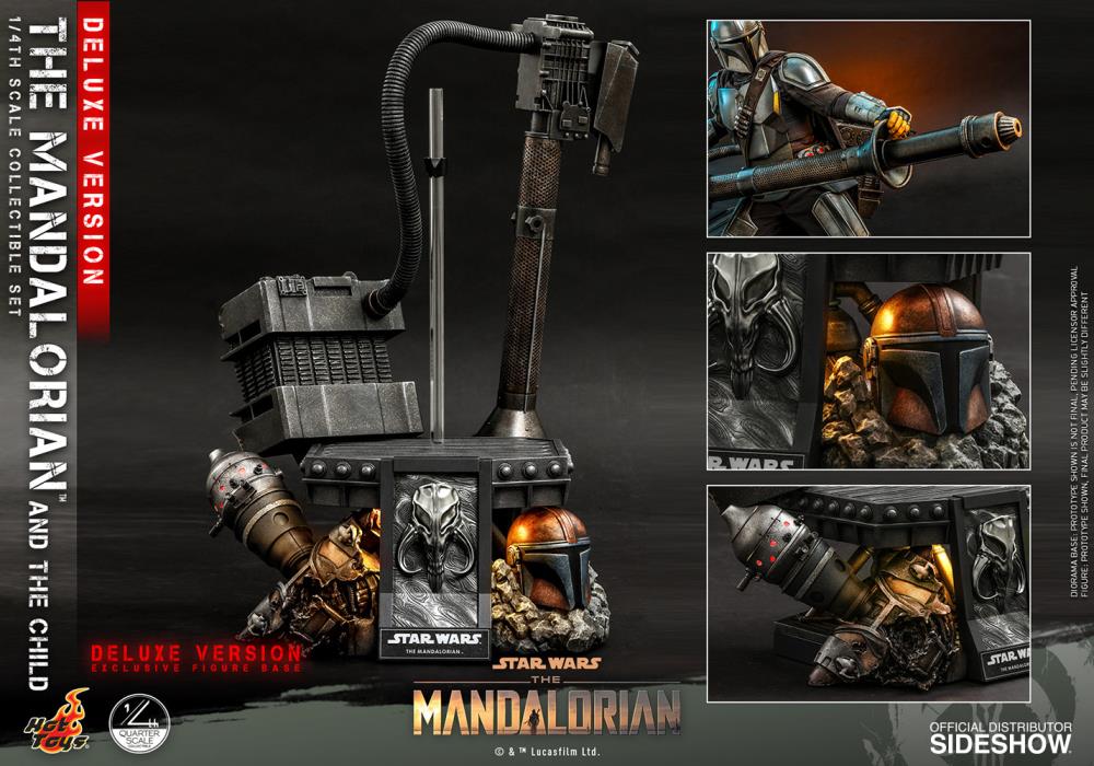 Star Wars The Mandalorian: The Mandalorian and The Child Deluxe 1/4 Scale Figure QS017 - Image 21