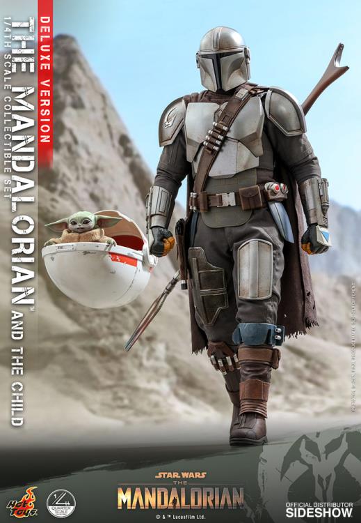 Star Wars The Mandalorian: The Mandalorian and The Child Deluxe 1/4 Scale Figure QS017 - Image 5
