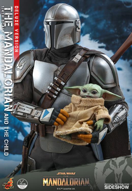 Star Wars The Mandalorian: The Mandalorian and The Child Deluxe 1/4 Scale Figure QS017 - Image 6