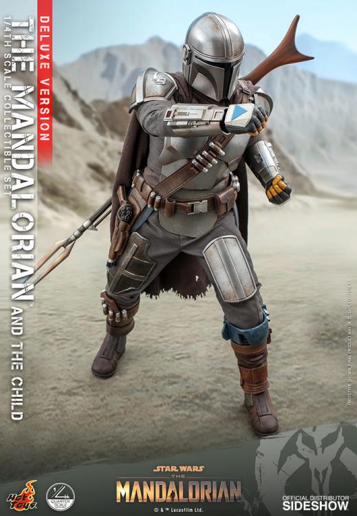 Star Wars The Mandalorian: The Mandalorian and The Child Deluxe 1/4 Scale Figure QS017 - Image 7