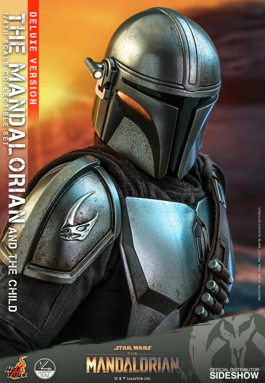 Star Wars The Mandalorian: The Mandalorian and The Child Deluxe 1/4 Scale Figure QS017 - Image 8