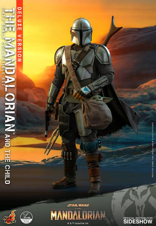 Star Wars The Mandalorian: The Mandalorian and The Child Deluxe 1/4 Scale Figure QS017 - Image 9