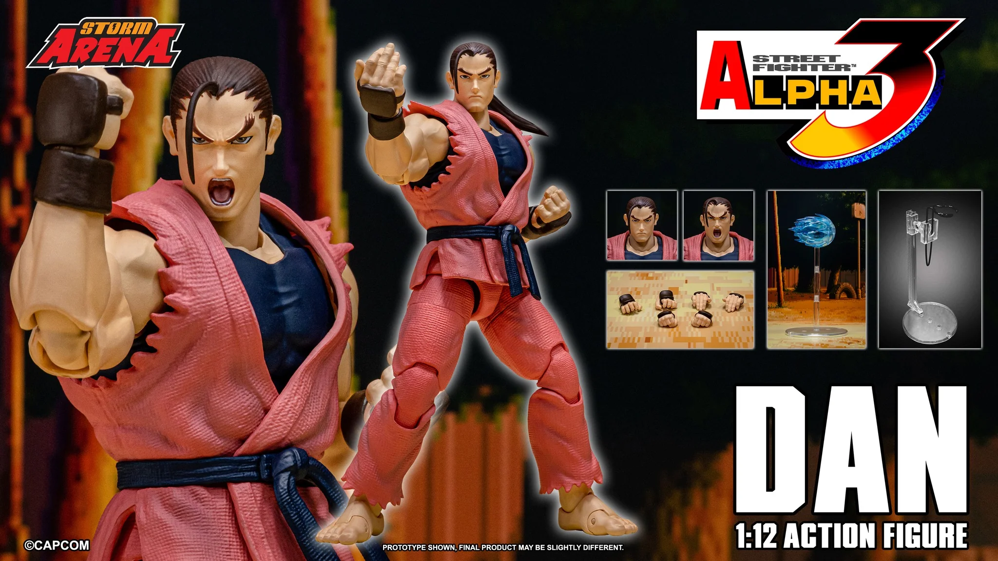 Storm Arena: Street Fighter Alpha 3 - Dan 1/12 Scale Figure EXCLUSIVE - Image 18