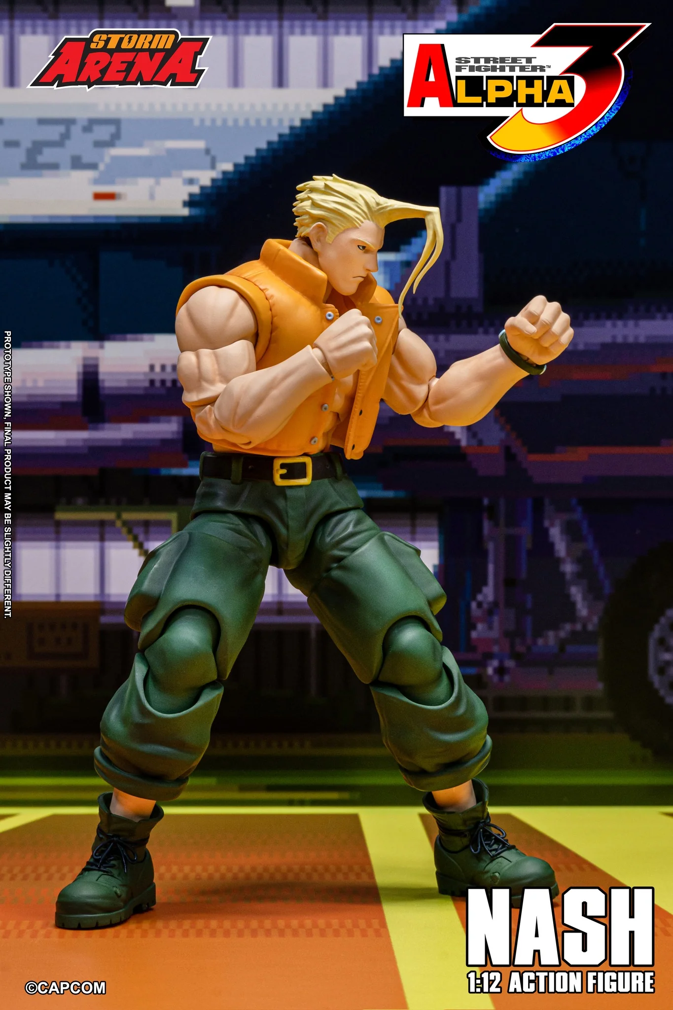 Storm Arena: Street Fighter Alpha 3 - Nash 1/12 Scale Figure EXCLUSIVE - Image 2