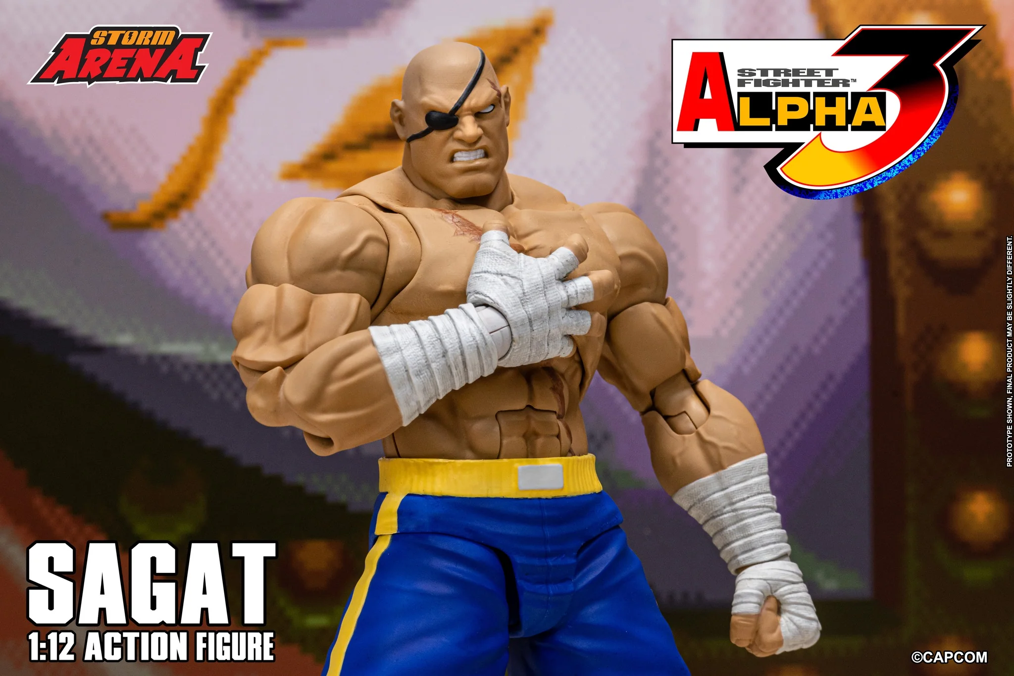 Storm Arena: Street Fighter Alpha 3 - Sagat 1/12 Scale Figure EXCLUSIVE - Image 22