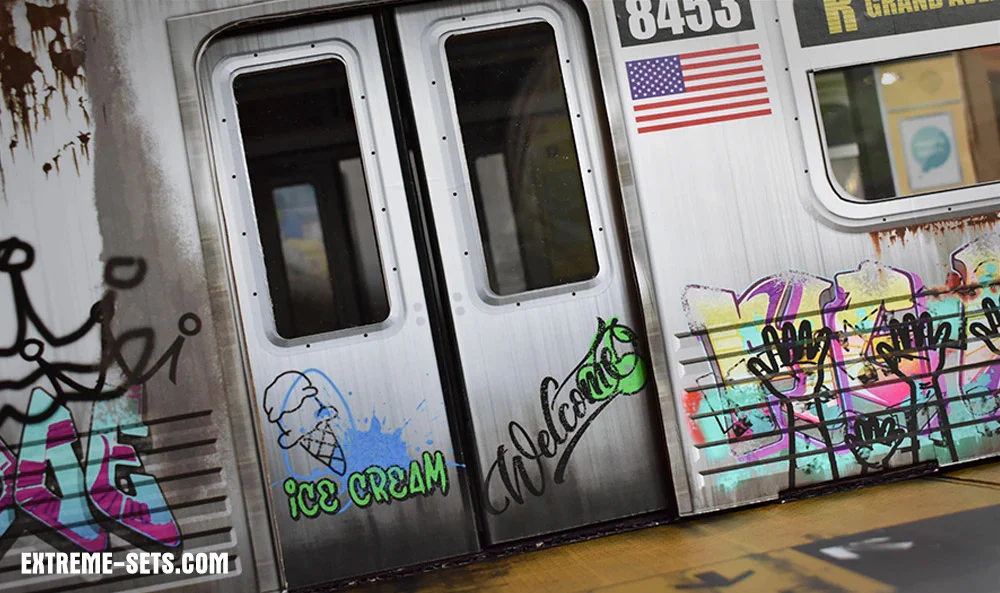 Subway Car (2.0) 1/12 Scale Pop-Up Diorama - Image 11