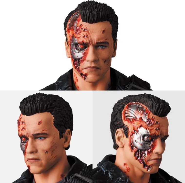 Terminator 2: Judgement Day - T-800 (Battle Damage Ver.) MAFEX No.191 - Image 7