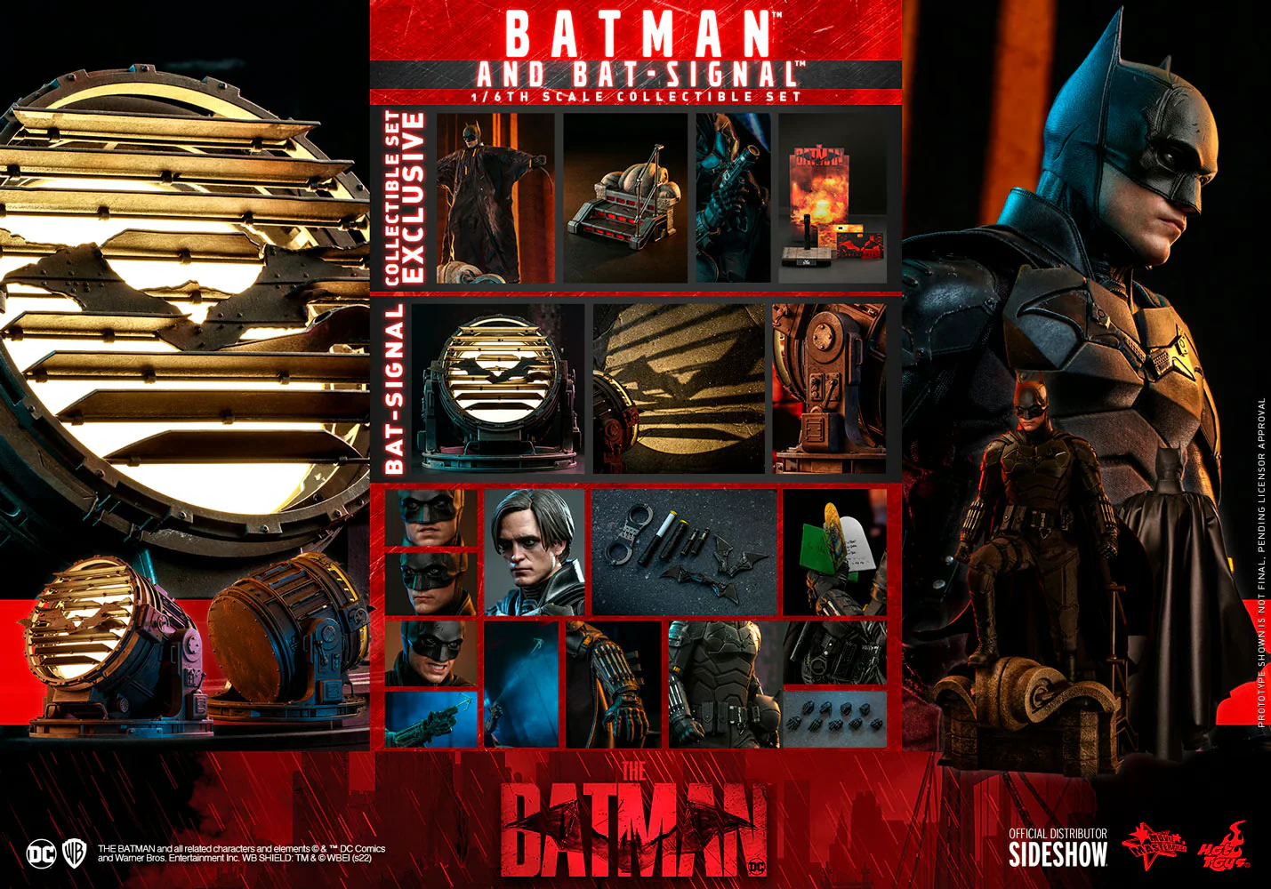 The Batman: Batman & Bat-Signal MMS641 Exclusive - Image 15