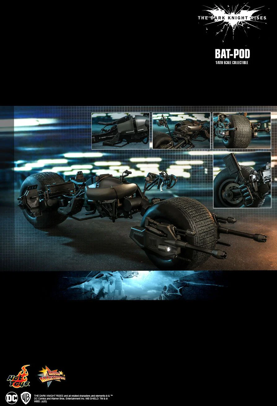 The Dark Knight Rises  - Bat-Pod MMS591 - Image 2