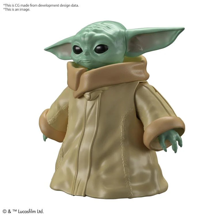 The Mandalorian Grogu 1/4 & 1/12 Scale Model Kit Set - Image 2