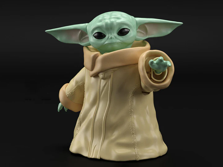 The Mandalorian Grogu 1/4 & 1/12 Scale Model Kit Set - Image 3