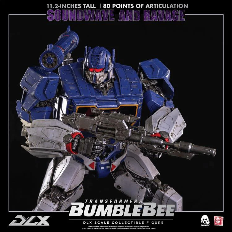 Threezero Transformers: Bumblebee DLX Scale Collectible Series Soundwave and Ravage - Image 11
