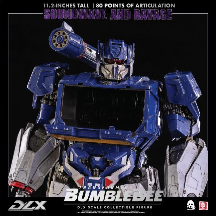 Threezero Transformers: Bumblebee DLX Scale Collectible Series Soundwave and Ravage - Image 12