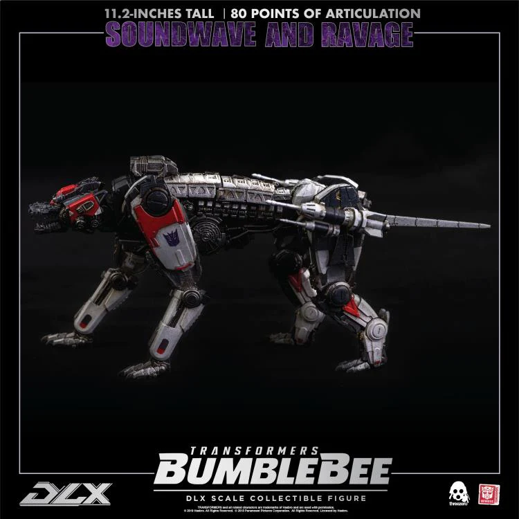 Threezero Transformers: Bumblebee DLX Scale Collectible Series Soundwave and Ravage - Image 15