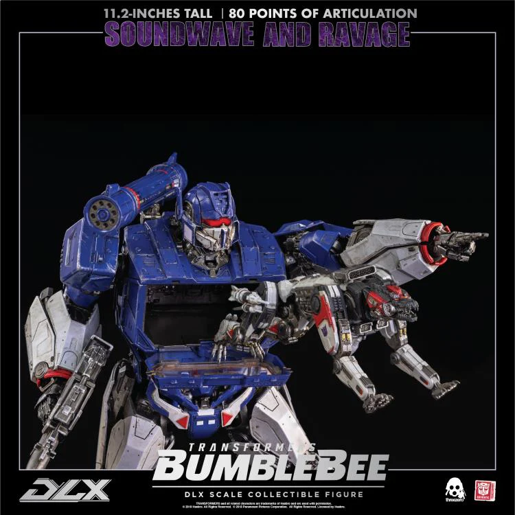 Threezero Transformers: Bumblebee DLX Scale Collectible Series Soundwave and Ravage - Image 20