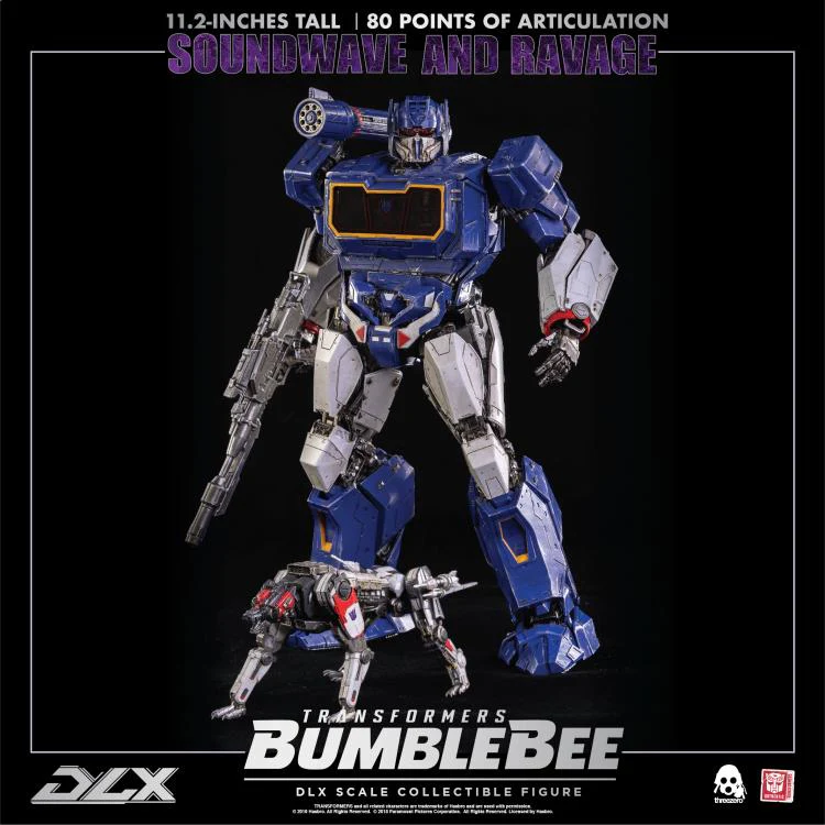 Threezero Transformers: Bumblebee DLX Scale Collectible Series Soundwave and Ravage - Image 21