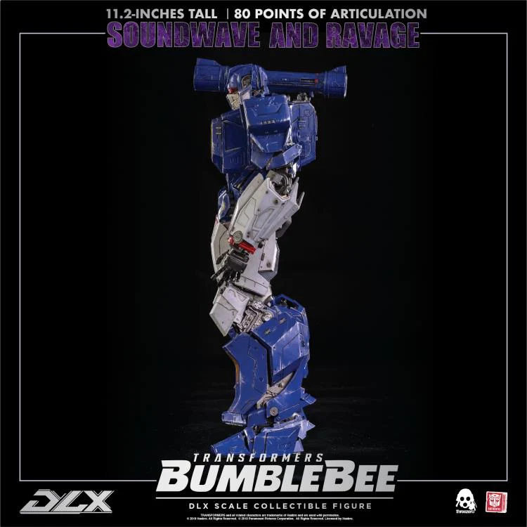 Threezero Transformers: Bumblebee DLX Scale Collectible Series Soundwave and Ravage - Image 3