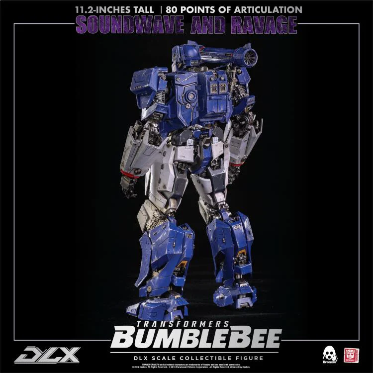 Threezero Transformers: Bumblebee DLX Scale Collectible Series Soundwave and Ravage - Image 4