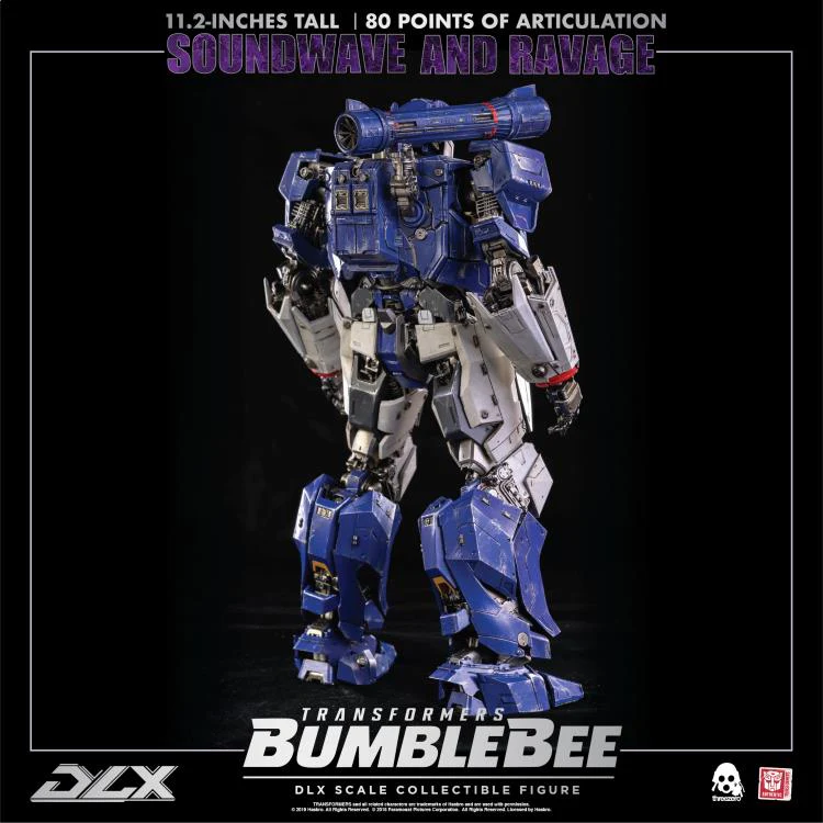 Threezero Transformers: Bumblebee DLX Scale Collectible Series Soundwave and Ravage - Image 6
